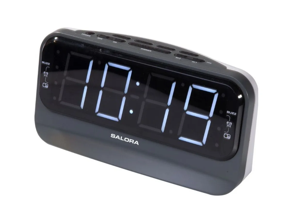 Salora CR616 Digitaler Wecker mit AM/FM-Radio