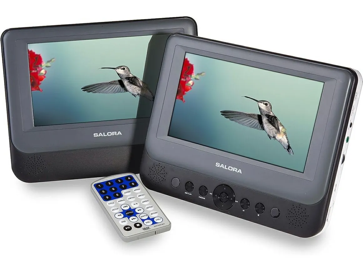 Salora DVP7048TWIN Tragbarer DVD-Player