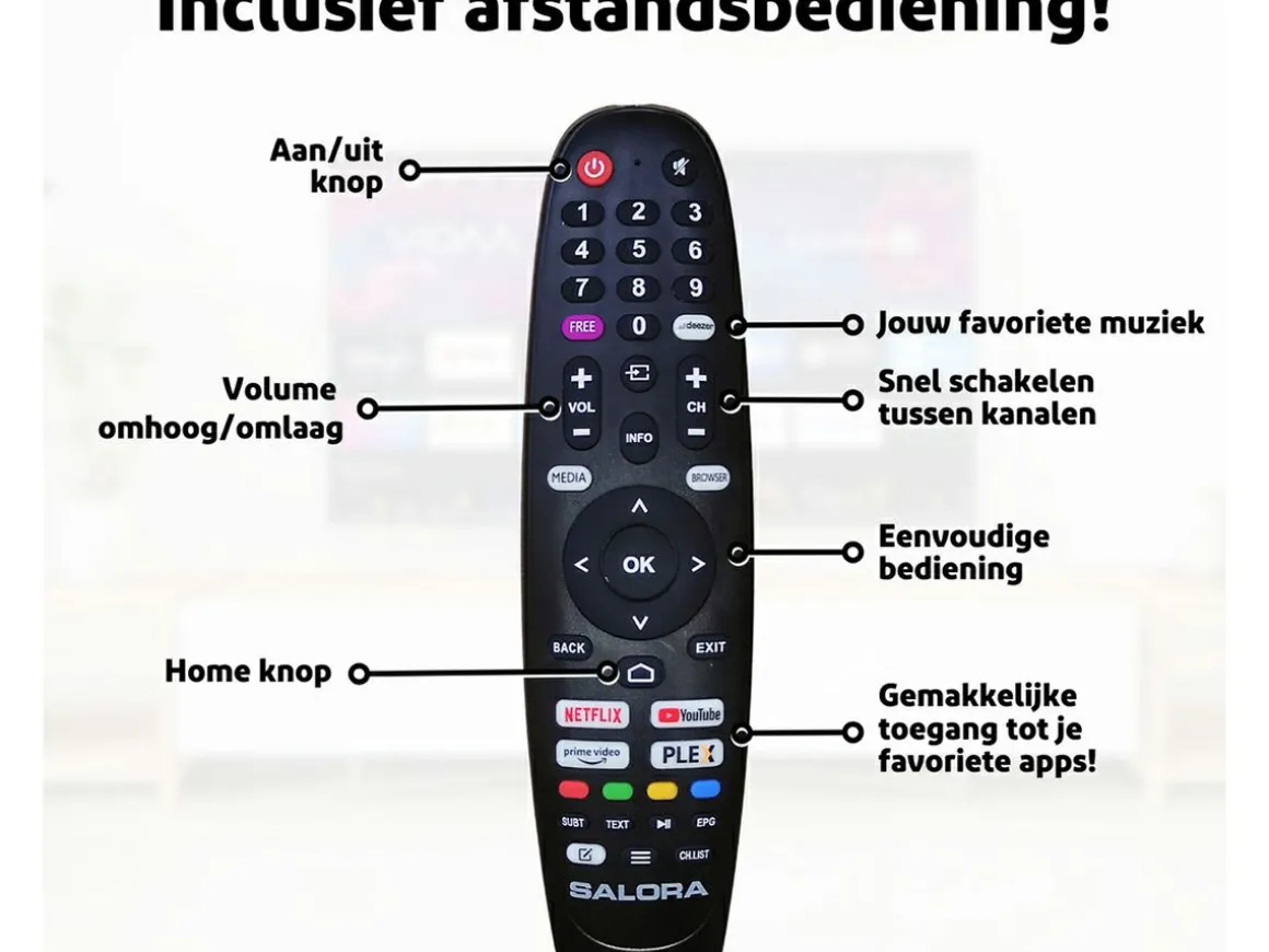 Salora FOD24HV 24-Zoll Smart Fernseher