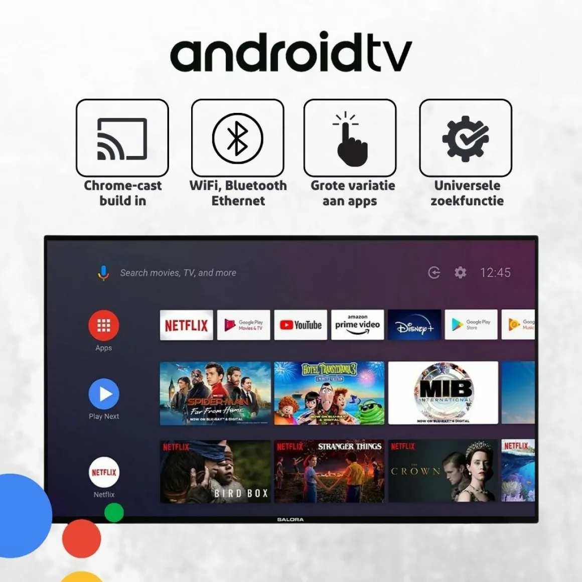 Salora QLED32TV Smart-TV mit Android