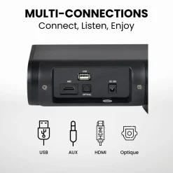 Salora SOUNDBAR680 Bluetooth-Soundbar mit Subwoofer