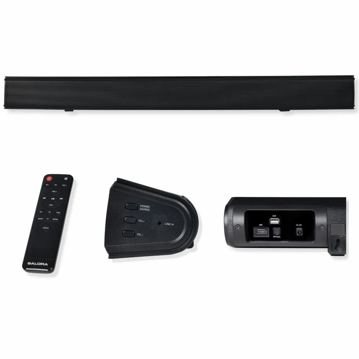 Salora SOUNDBAR680 Bluetooth-Soundbar mit Subwoofer
