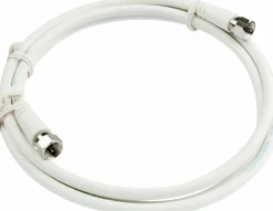 Schwaiger Anschlusskabel F-St/F-St 90dB, 1.5m, weiß
