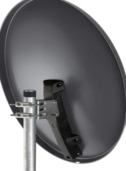 Schwaiger 714548 anthrazit 80 cm Alu-Spiegel Set
