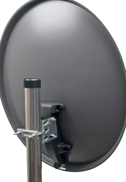 Schwaiger 714487 anthrazit 55 cm Stahl-Spiegel set