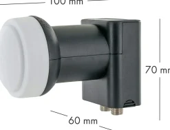Schwaiger 714487 anthrazit 55 cm Stahl-Spiegel set