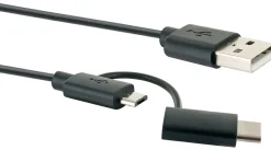 Schwaiger CK3112 1 Meter 3 in 1 Adapterkabel