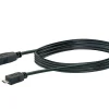 Schwaiger CK1512 1,8 meter schwarzes Micro-B USB Anschlusskabel