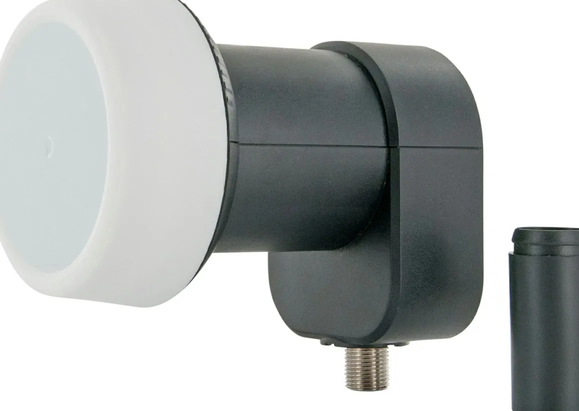 Schwaiger Digitales Single LNB mit Wetterschutzabdeckung