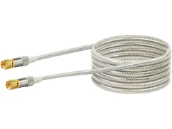 Schwaiger F-Stecker White Satellitenkabel - 3 meter