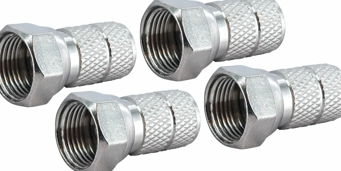 Schwaiger FST8204 241 8,2 mm F-Aufdrehstecker Set