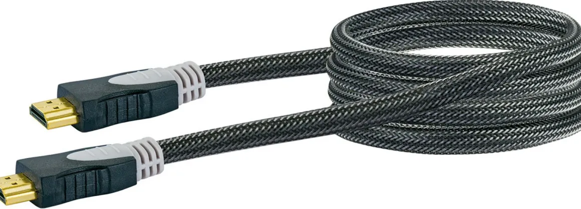Schwaiger HDM0150G High Speed 1,5 Meter HDMI Kabel