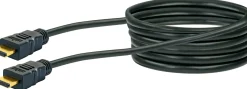 Schwaiger HDMHD30 3 Meter schwarzes HDMI-Kabel mit Ethernet