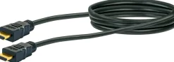 Schwaiger HDMHD15 1,5 Meter schwarzes HDMI-Kabel mit Ethernet