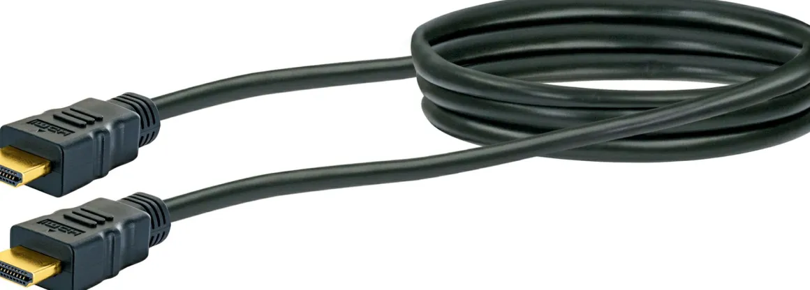 Schwaiger HDMHD15 1,5 Meter schwarzes HDMI-Kabel mit Ethernet
