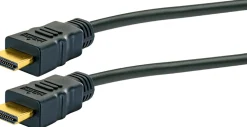 Schwaiger HDMHD15 1,5 Meter schwarzes HDMI-Kabel mit Ethernet