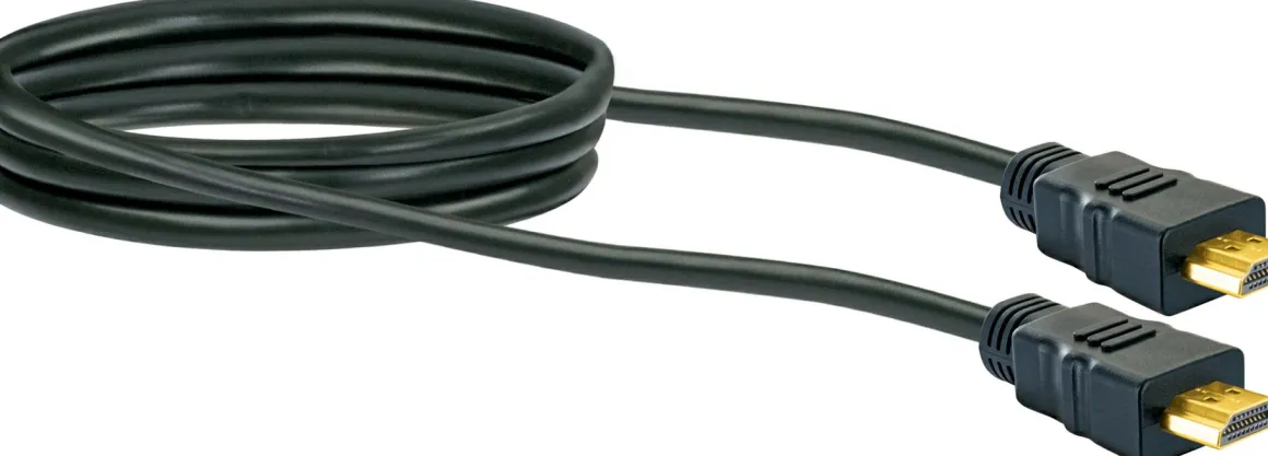 Schwaiger HDMHD15 1,5 Meter schwarzes HDMI-Kabel mit Ethernet