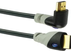 Schwaiger HDMW30 3 Meter gewinkelte High Speed HDMI-Kabel