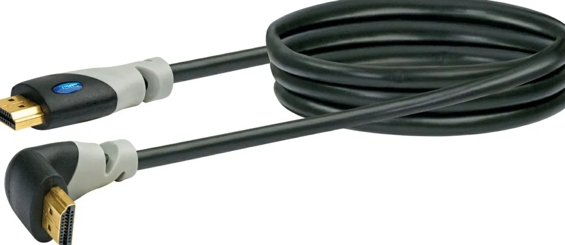 Schwaiger HDMW15 1,5 Meter gewinkelte High Speed HDMI-Kabel