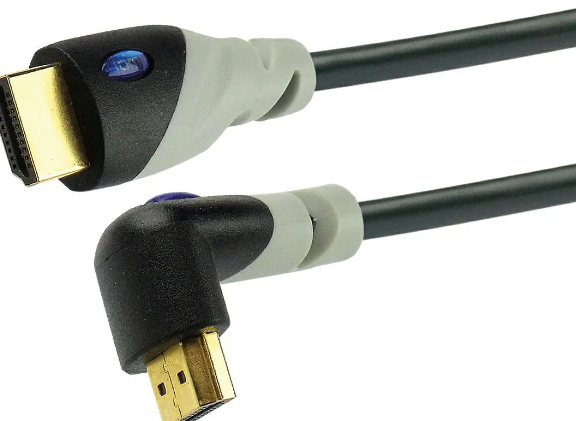 Schwaiger HDMW15 1,5 Meter gewinkelte High Speed HDMI-Kabel