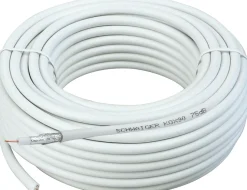 Schwaiger KOX90 50 Meter weißes Koaxialkabel