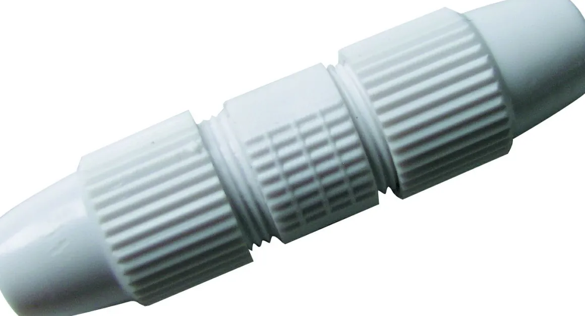 Schwaiger KVB36 weißes Koax-Kabelverbinder