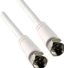 Schwaiger KVC215 052 F-St/F-St 75dB, 1.5m weiß Anschlusskabel