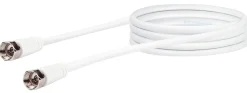 Schwaiger KVCHQ15 1,5 Meter weißes Satellitenkabel
