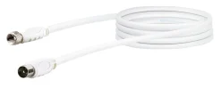 Schwaiger KVCKHQ181 1,5 Meter langes weißes Adapterkabel