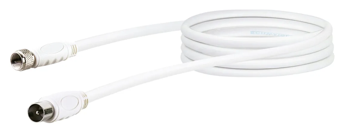 Schwaiger KVCKHQ181 1,5 Meter langes weißes Adapterkabel