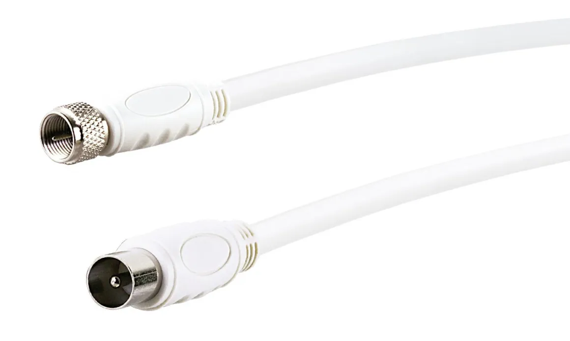 Schwaiger KVCKHQ181 1,5 Meter langes weißes Adapterkabel