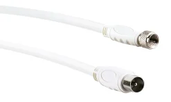 Schwaiger KVCKHQ181 1,5 Meter langes weißes Adapterkabel