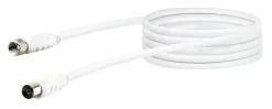 Schwaiger KVCKHQ193 3 Meter langes weißes Adapterkabel