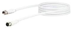 Schwaiger KVCKHQ191 1,5 Meter langes weißes Adapterkabel