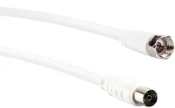Schwaiger KVCK173 3 meter weißes Satellitenkabel