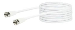 Schwaiger KVC250 5 Meter weißes Satellitenkabel