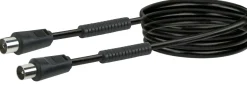 Schwaiger KVKF30 3 Meter 90dB Schwarzes Anschlusskabel