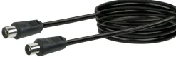 Schwaiger KVK30 3 Meter IEC schwarzes Antennenkabel