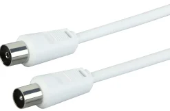 Schwaiger KVK250 5 Meter IEC weißes Antennenkabel