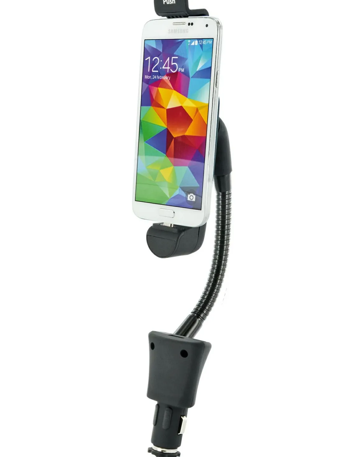 Schwaiger LHSA300M Micro USB Schwanenhals Smartphone Halterung