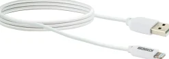 Schwaiger LKF200L 2 Meter weißes Apple Lightning Kabel