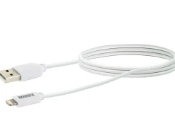Schwaiger LKF200L 2 Meter weißes Apple Lightning Kabel