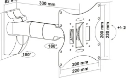 Schwaiger LWH040 TV Wandhalter