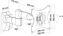 Schwaiger LWH050 TV Wandhalter