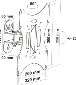 Schwaiger LWH030 TV Wandhalter