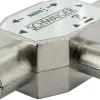 Schwaiger Metall 2-fach Radio Aufsteckverteiler