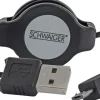 Schwaiger Micro-B USB ausziehbare Ladekabel