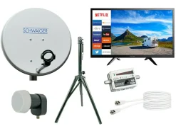 Schwaiger mobiles 24 "Smart-TV-Satelliten Anlage