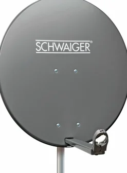 Schwaiger SPI800 anthrazit 80 cm Alu-Spiegel