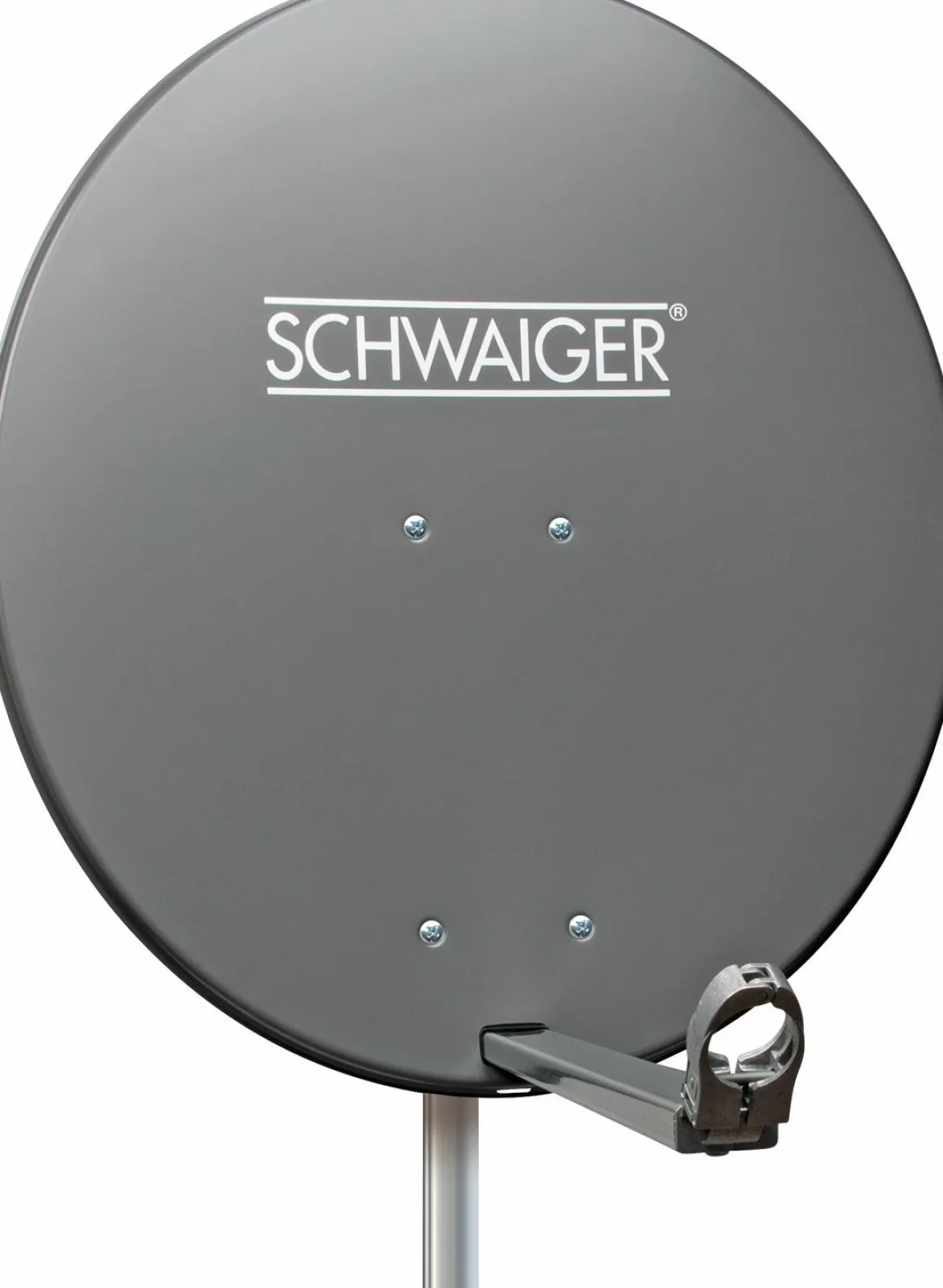 Schwaiger SPI800 anthrazit 80 cm Alu-Spiegel
